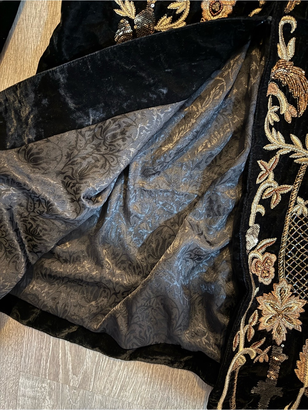 Soft Surroundings Antoinette Jacket  in Black/gold - Picture 10 of 13